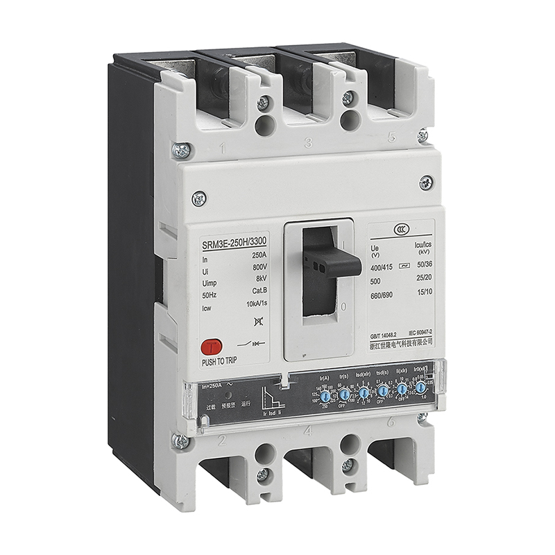MCCB électronique réglable 250A 320A 3P(3P+N) 0,4-1,0 po