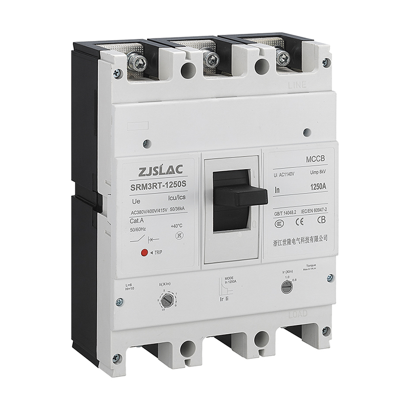 MCCB réglable TM 800A 1000A 1250A 3P(3P+N) 0,7-1,0 pouces