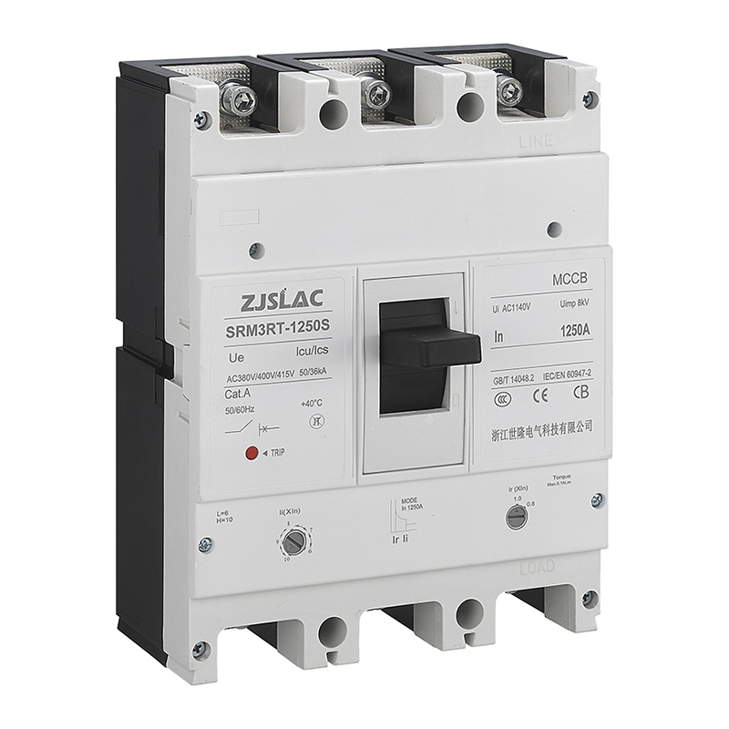TM Réglable MCCB 800A 1000A 1250A 3P (3P + N) 0,7-1,0In